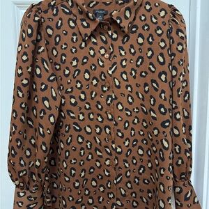 Leopard Print Blouse